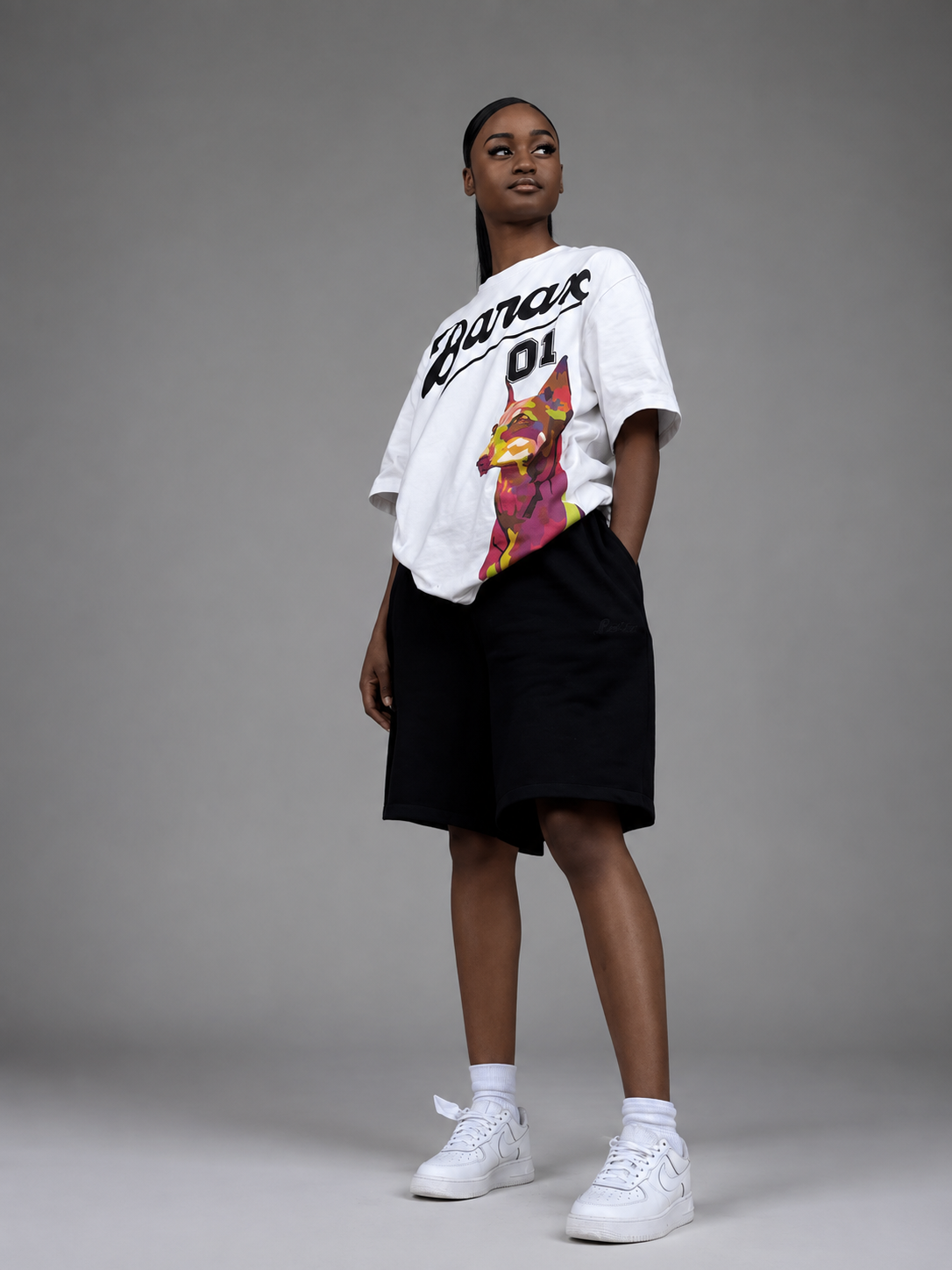 Barax Doberman 01 Oversized Tee