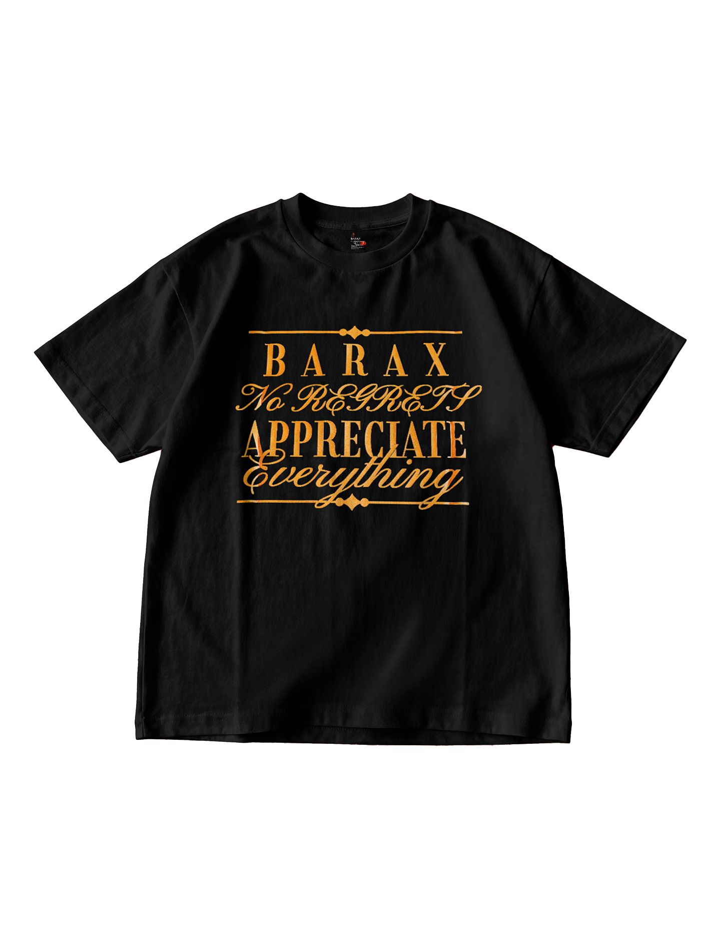 Barax No Regrets Oversized Tee