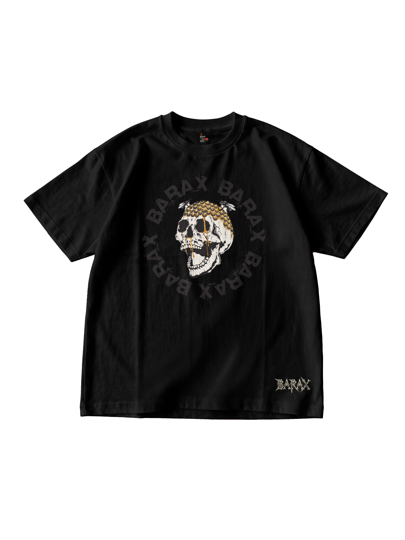 Barax Crown Skull Oversized Tee